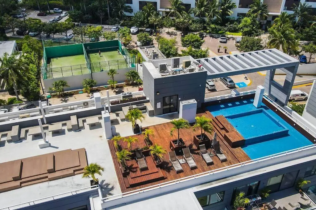 New Offer Apartment With Roof Pool Playa del Carmen Meksyk